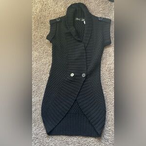 NWOT Chesley Black Knit Cardigan Sweater